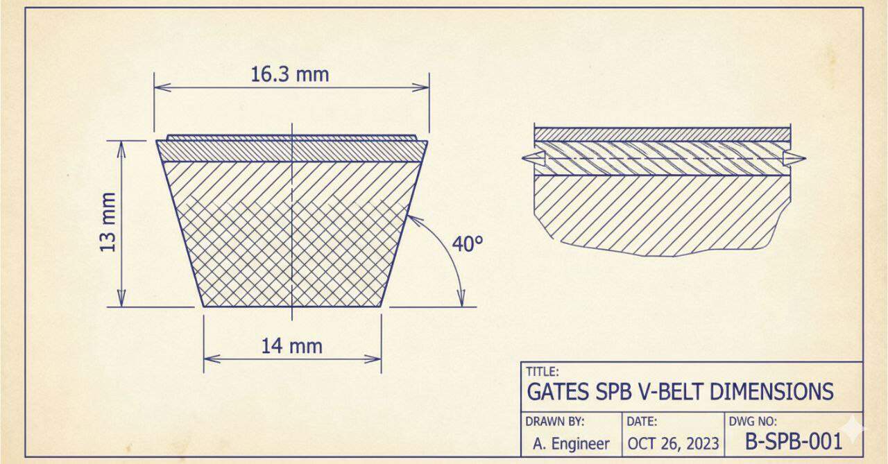 Ремень Gates SPB1500